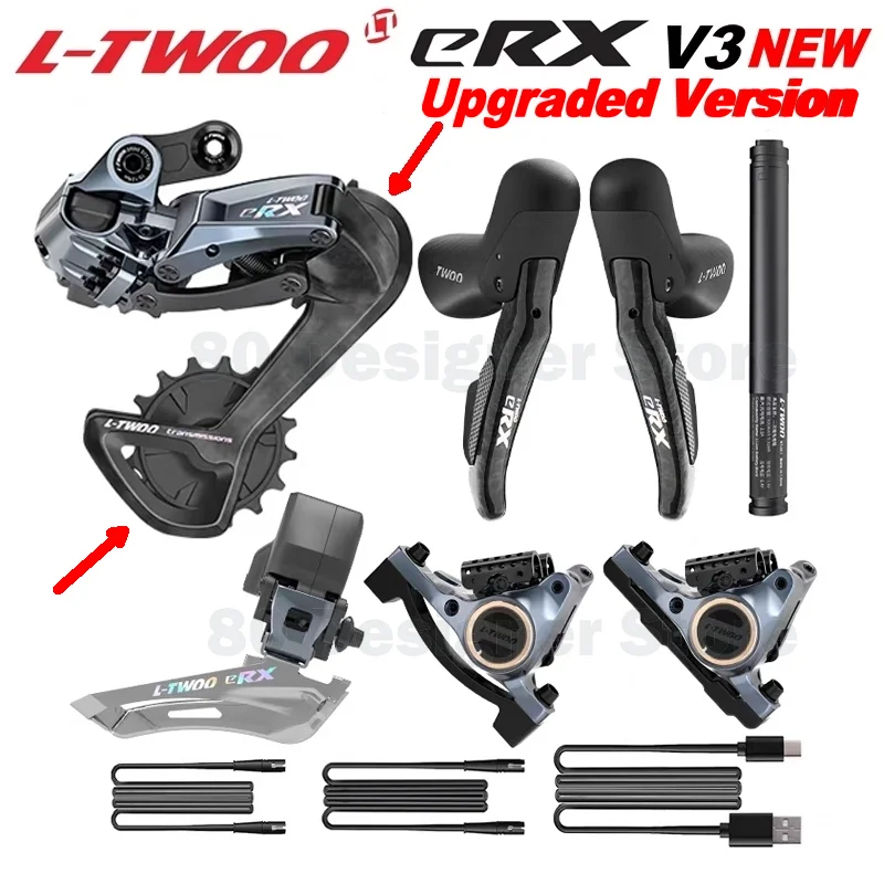 

Электронная групповая установка LTWOO eRX Road, eRX 2x12s/2x11s, сменная батарея ERX, программирование приложений