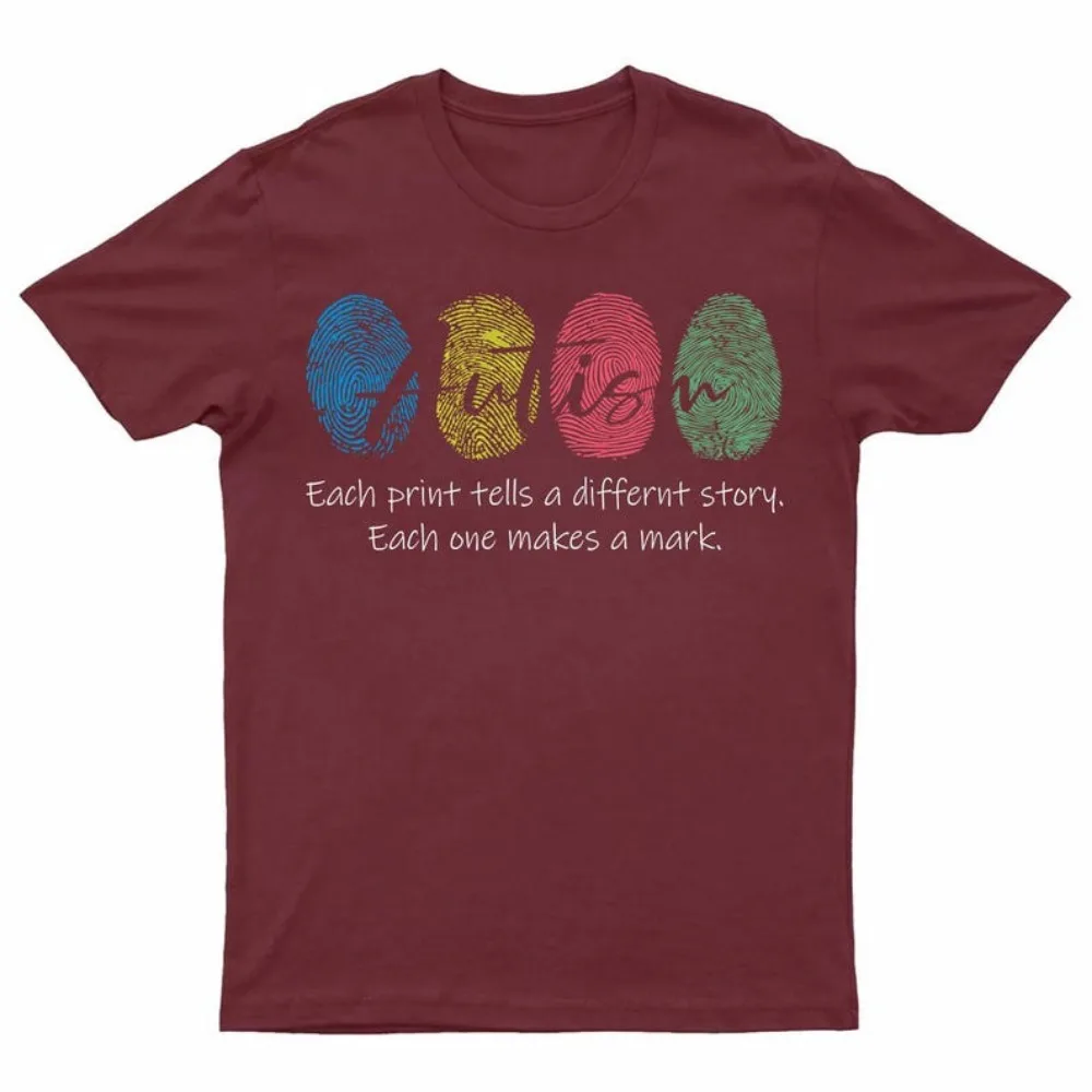 Autism Awareness Fingerprint T-Shirt: Autism Day Meme Tops Autism Support Charity Gift High Quality Cotton Tops Women Tees