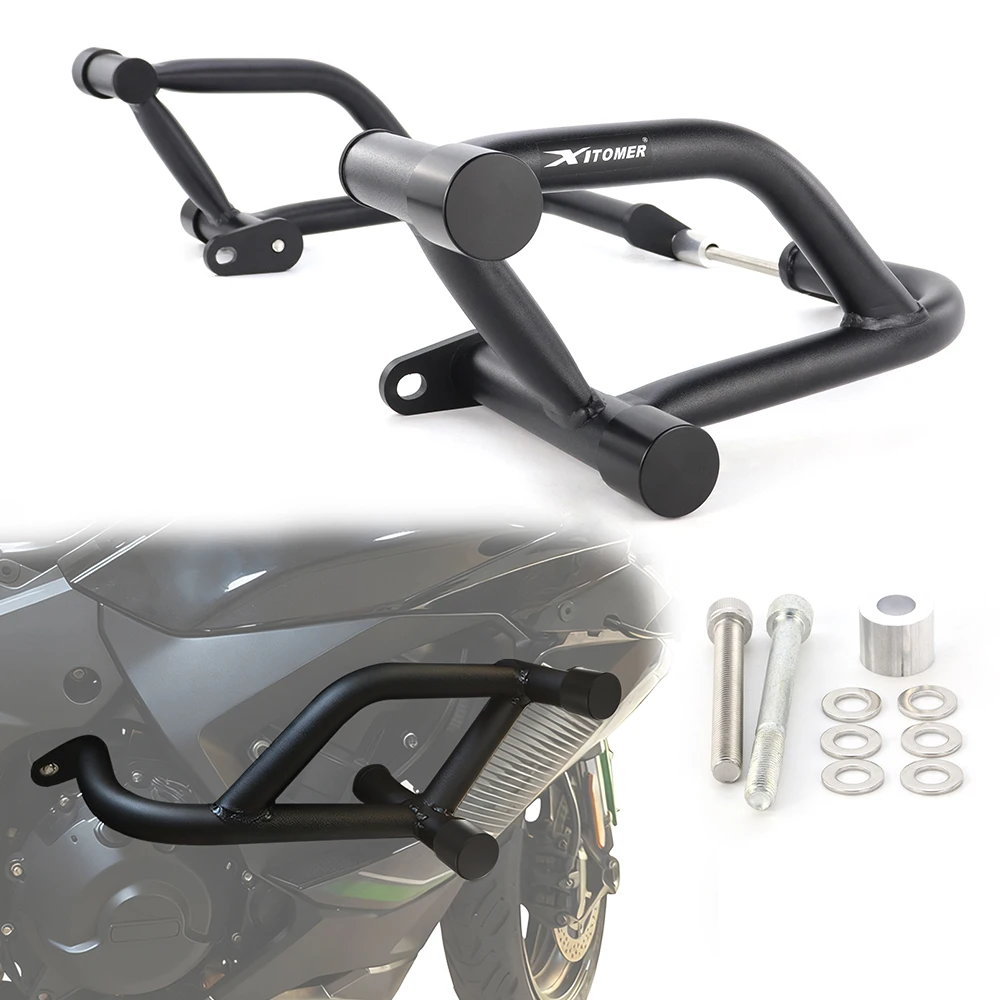 

For Kawasaki Ninja 1000SX 2020-2024 Ninja 1100SX 2025 Motorcycle Stunt Crash Cage Engine Guard Bars Bumper Protector Race Rail