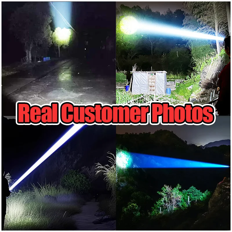 6000000LM New Ultra Powerful Head LED Light Super Bright 4000M Headlamp USB Rechargeable Headlight Fishing Camping Head Lantern