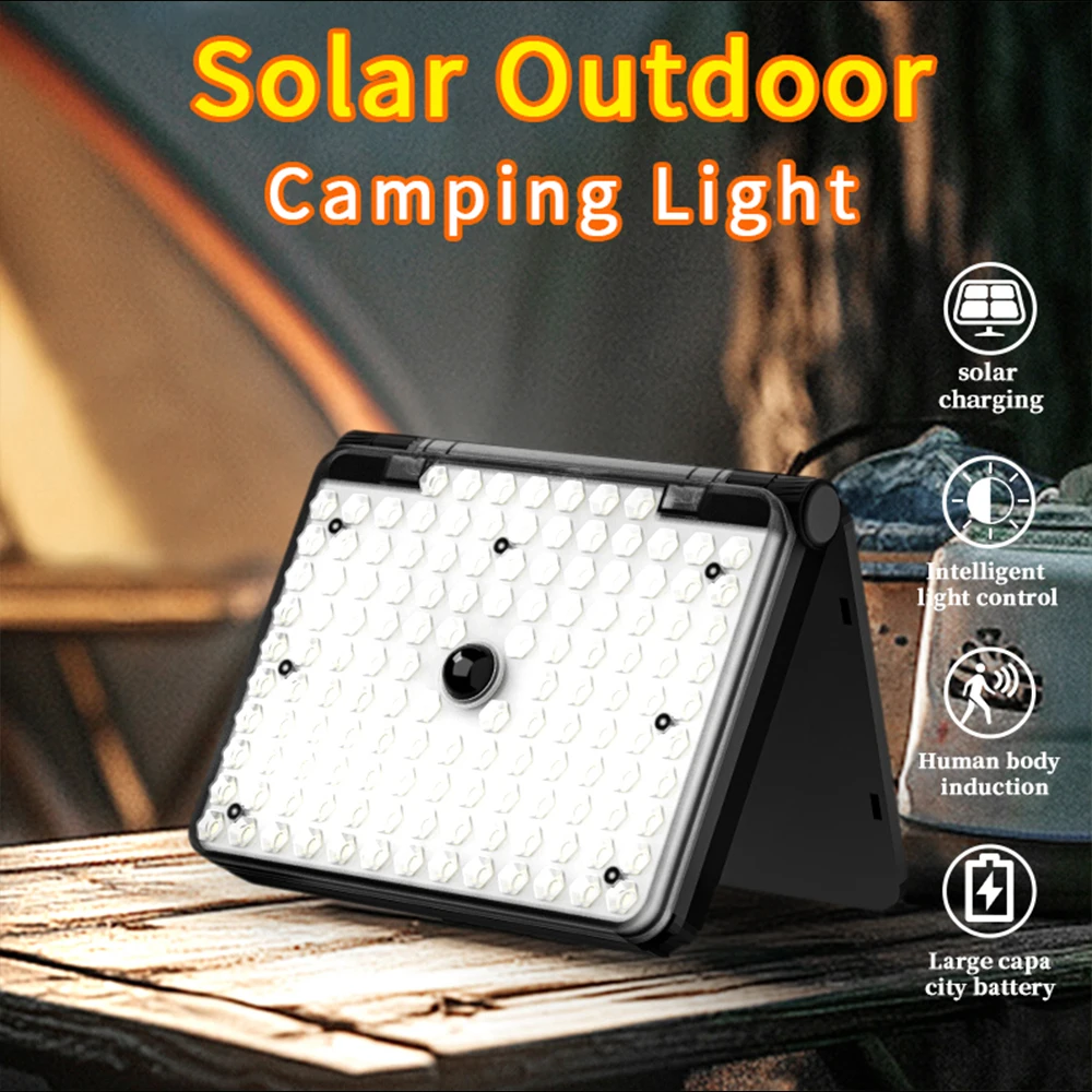 

Solar LED Night Lights High-Brightness Portable Rechargeable Perfect for Outdoor Adventures BBQs Parties Emergencies And Camping