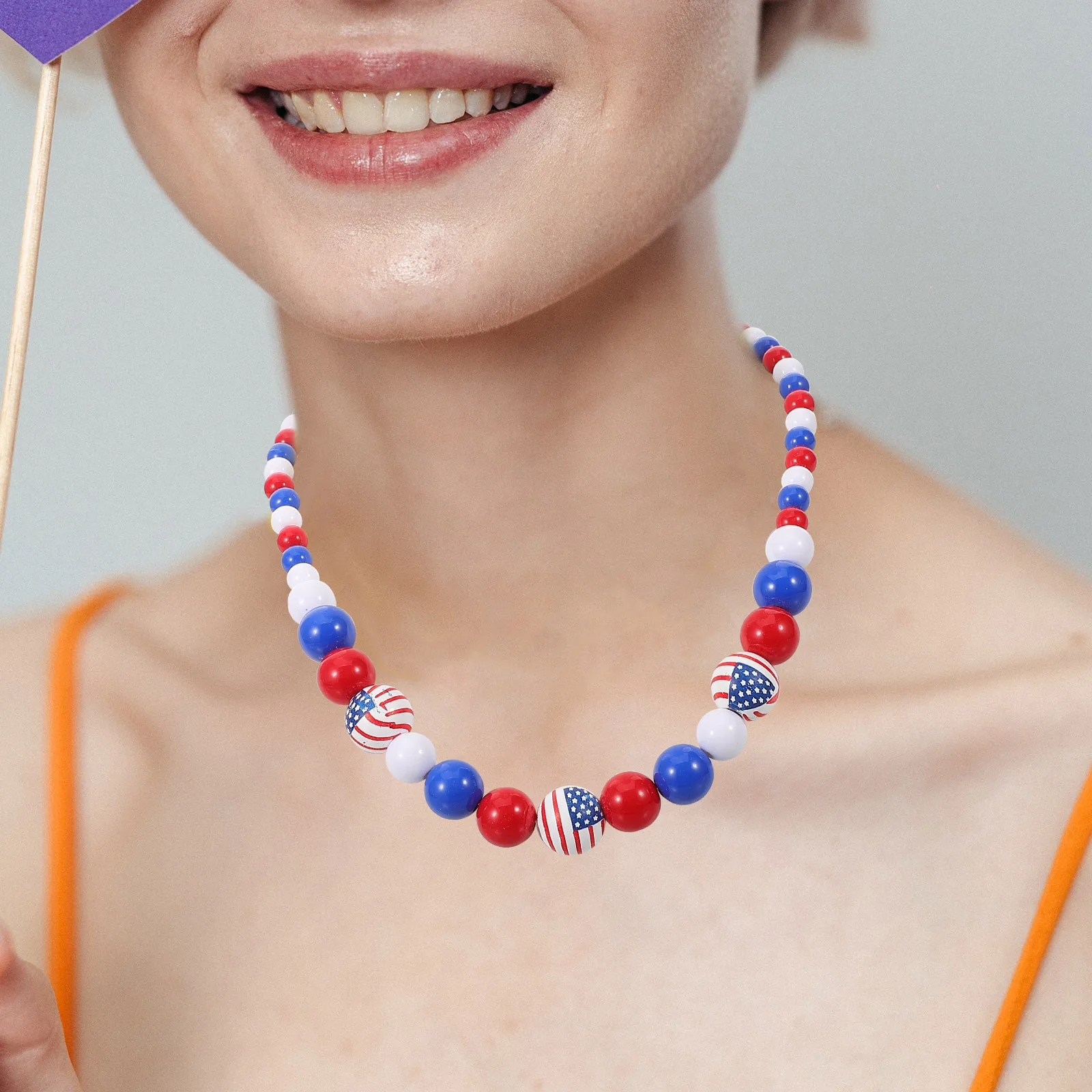 خشبية مطرز قلادة حلية الفتيات قلادة العلم مجموعات المجوهرات للبالغين النساء ملكة جمال