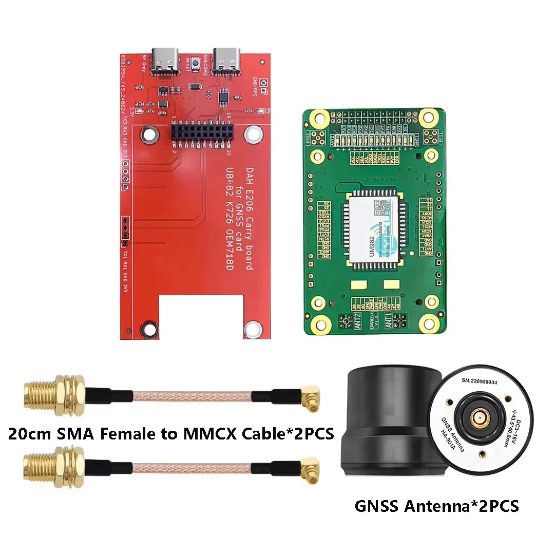 

UM982 BDS GPS GLONASS Galileo L1 L2 L5 Высокоточный модуль позиционирования и определения курса RTK GNSS, спиральная антенна для БПЛА, дифференциальная антенна RTK
