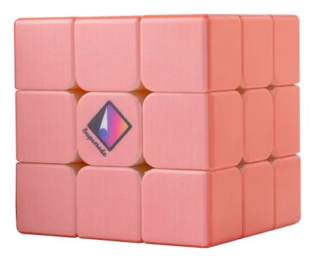 カルビン紫緑青赤グラデーション 3 × 3 × 3 マジックキューブステッカーレス特別なスピードパズル子供のおもちゃギフトオリジナル Magico Cubo