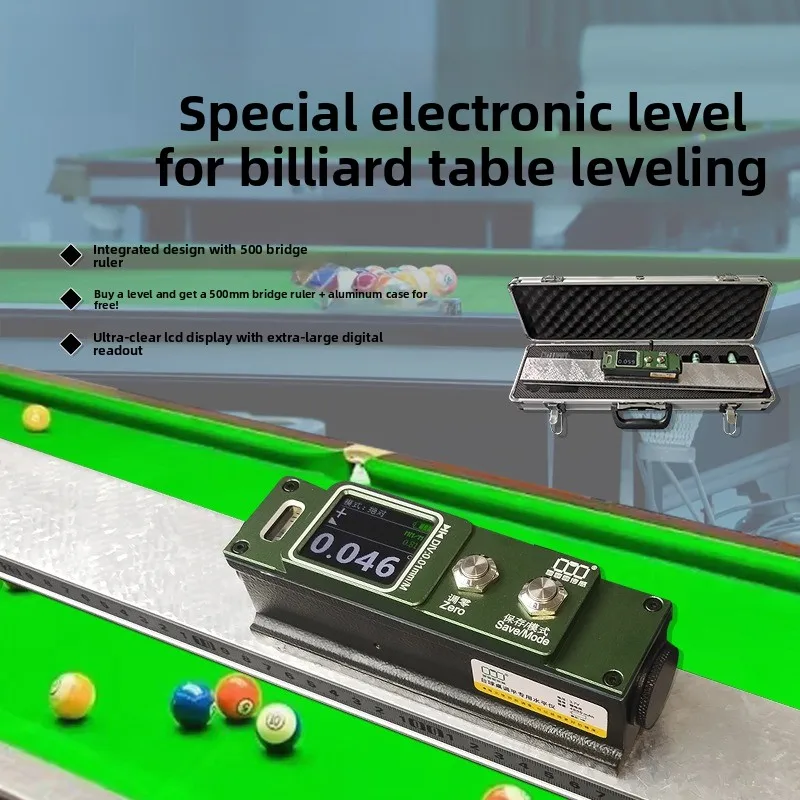 Special electronic level for billiard table leveling, electronic sky billiard table level gauge
