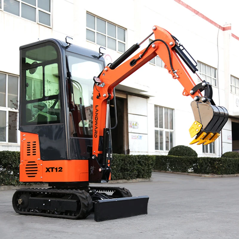 China Small Excavators Factory Euro 5 EPA 1000kg Hydraulic Mini Digger Price 1.2 Ton Micro Excavator  XT12 Excavator Customized