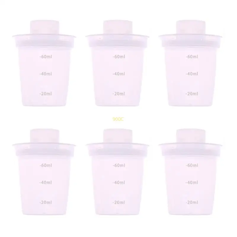 

6pcs Baby Powder Travel Containers Spillproof Design for Formula Storage Box