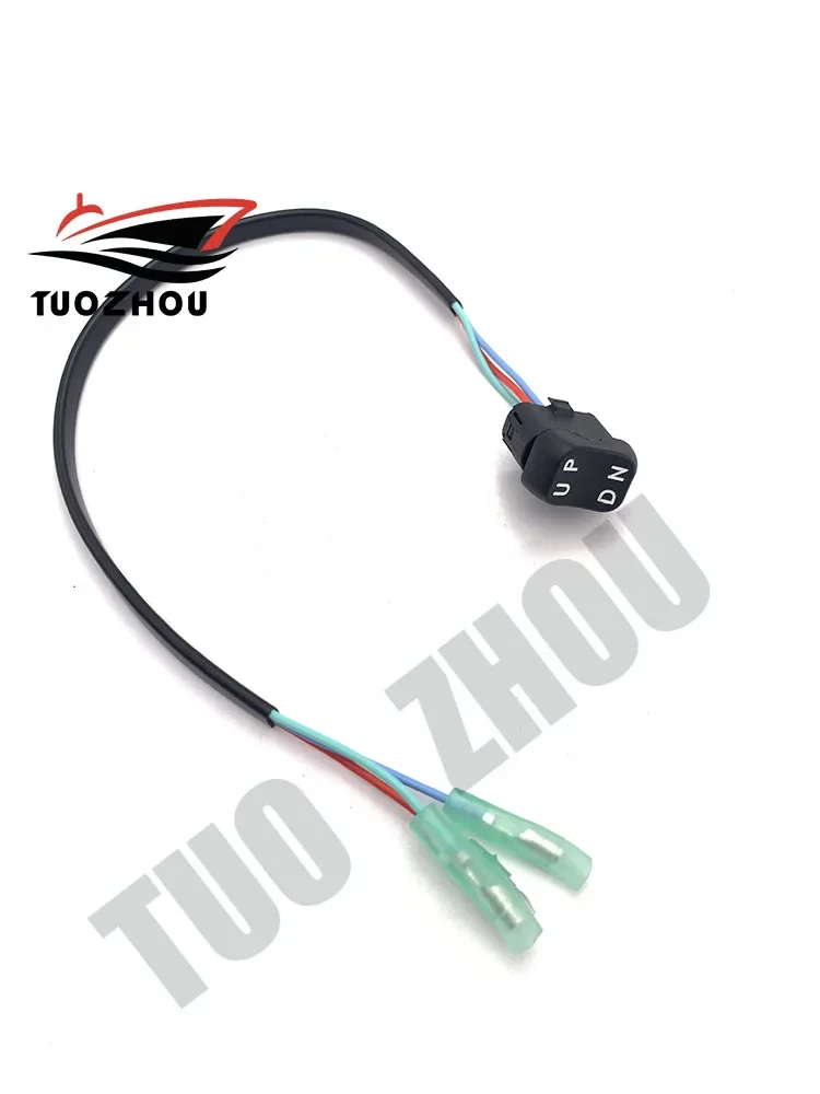 704-82563 Trim & Tilt Switch Assy For Yamaha Outboard Motor Remote Control Box Switch 704-82563-F0 （Line Length 40cm/15.7in）