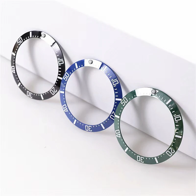 

38mmx30.6mm Curved Ceramics Bezel Insert Fits SKX007 SKX009 GMT SUB Watch Case NH35 NH36 Movement Bezel Ring Watch Refit Parts