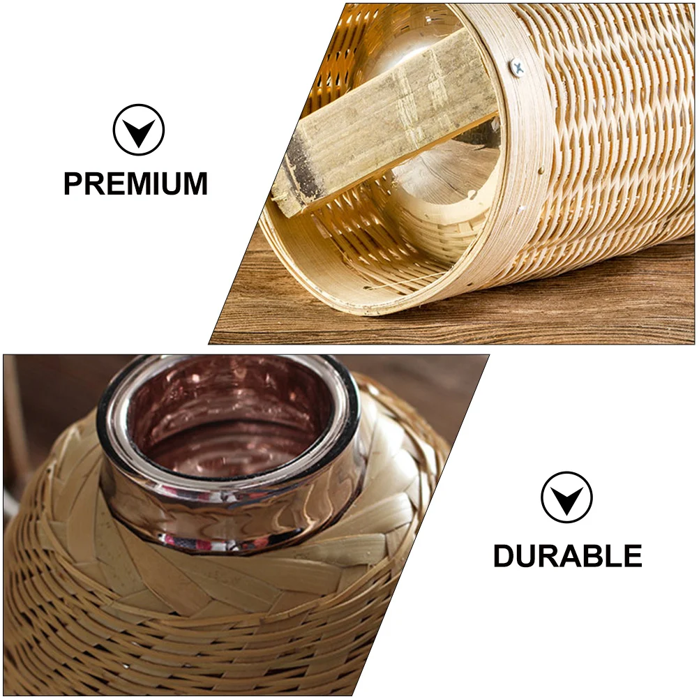 

1Pcs Premium Crafted Bamboo Thermal Kettle Reusable Insulated Water Bottle Bpa-Free Safe Material Modern Retro Design for Daily