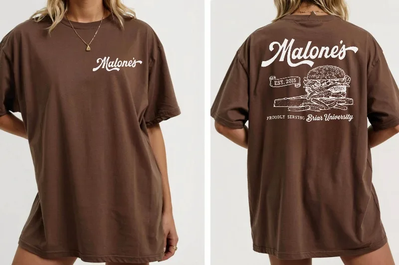 Malone's Bar Shirt, Briar Hockey Shirt, Briar University Shirt, Off-Campus Shirt, Malone's Off Campus Tee