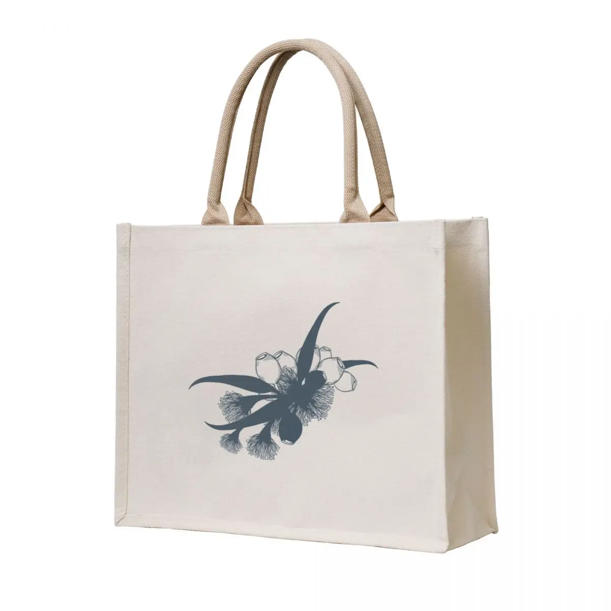 

Blue Gumnut Flower Pattern Tote Bag Women's bags Candy bags Customizable tote bag