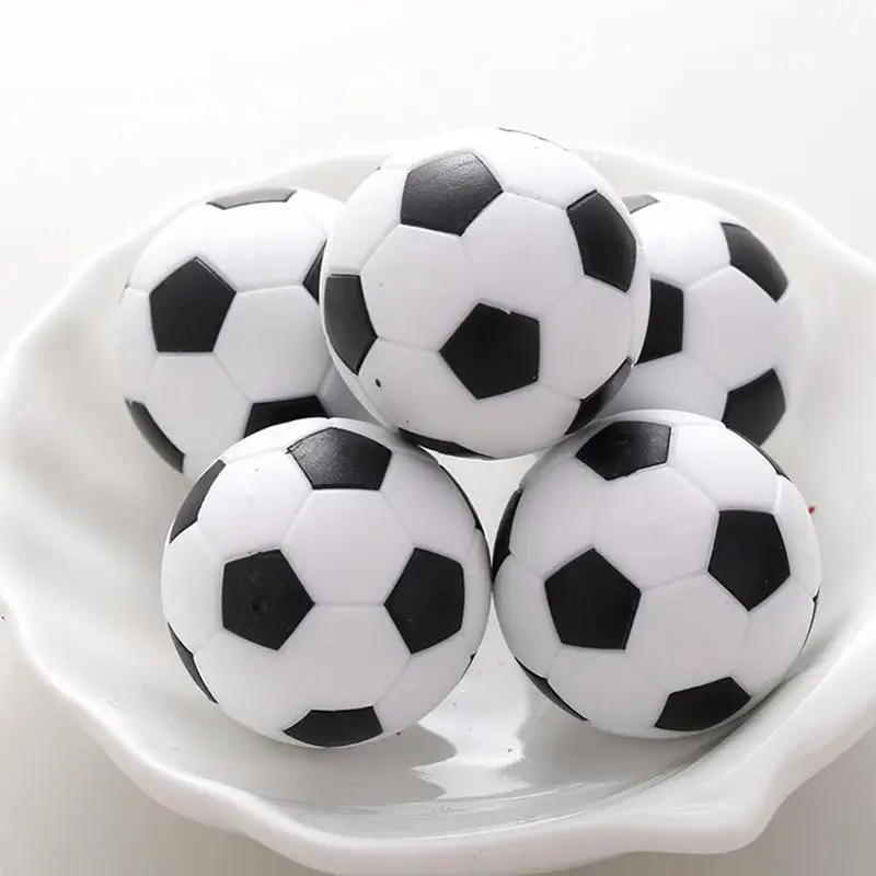 Mini balón de fútbol de mesa para niños, piezas de máquina de fútbol de resina, juguetes interactivos divertidos de moda, 32mm, 1 pieza