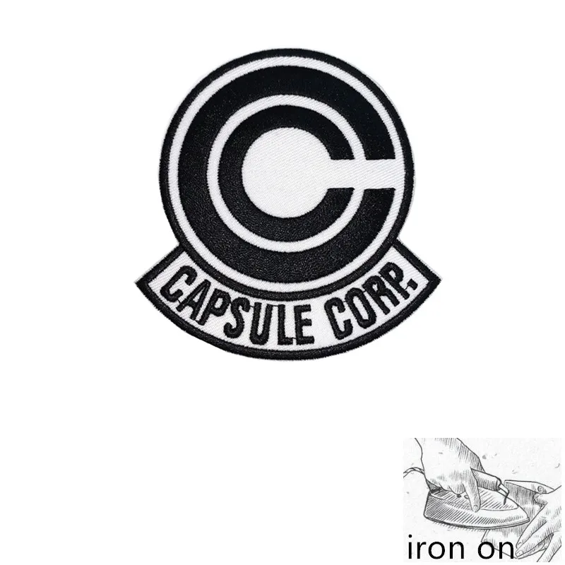 CAPSULE CORP Patches High Quality Embroidered Tactical Military Hook Loop Badge for Backpack Jacket Clothing Accessories