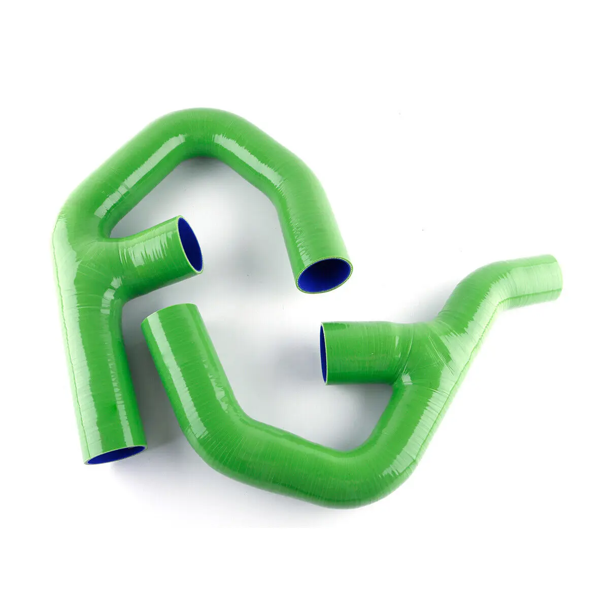 VW 골프 Gti 2.0 FSI MKV MK5 MK6용 녹색 실리콘 터보 인터쿨러 파이프 키트