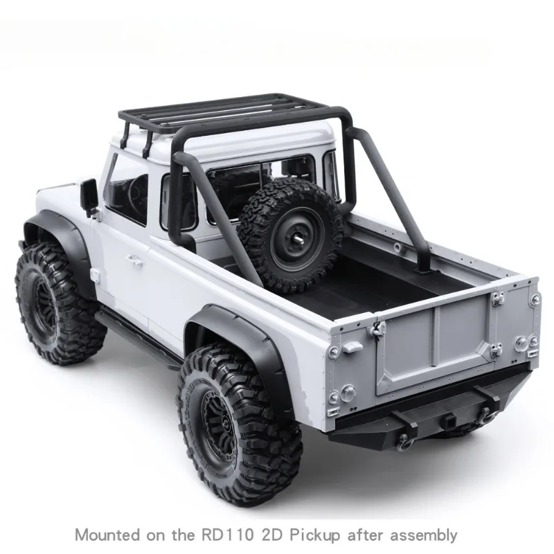 Plastic 2-door Pickup Truck Rear Bucket Roll Cage for 1/10 RC Crawler Car RC4WD D90 Cherokee Jeep Chevrolet K10 Car DIY Parts