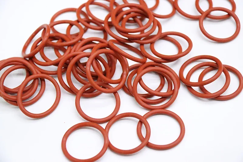 10pcs Red VMQ Silicone O Ring CS 3mm OD 10 ~ 70mm FoodGrade Waterproof Washer Rubber Insulated Round Shape Seal Gasket