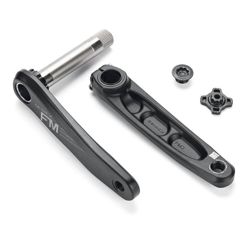 SENICX Mountain Bike Cranks for GXP 165/170/175mm Mtb Crankset 32/34T 3mm 6mm Offset Cycling Chainring 10/11/12s Bicycle Parts