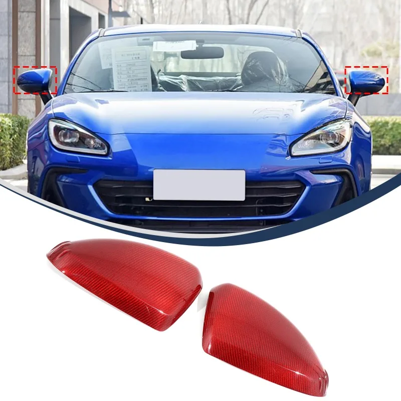 

2pcs Real Carbon Fiber For 2022+ Toyota 86/Subaru BRZ Exterior Mirror Covers Mirror Protective Covers Exterior Car Accessories