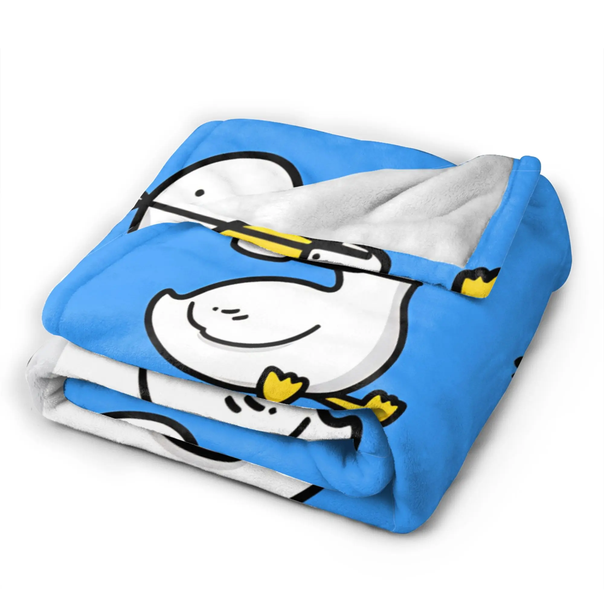 Cute Cartoon Duck  Blanket Quality Super Soft  Throw Blanket Winter Girls Boys Outdoor Funny Bedspread