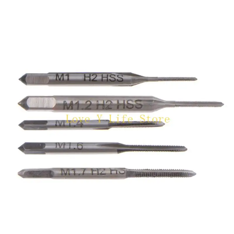 L74C 10pcs إلى M3.5 ماكينة يدوية النقر فوق مجموعة HSS Thread Wire Tapping Terming Taps