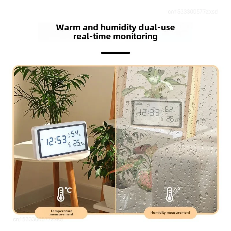 Xiaomi LCD ميزان الحرارة الرقمي الرطوبة في الهواء الطلق الإلكترونية درجة الحرارة مقياس الرطوبة الاستشعار محطة الطقس للمنزل