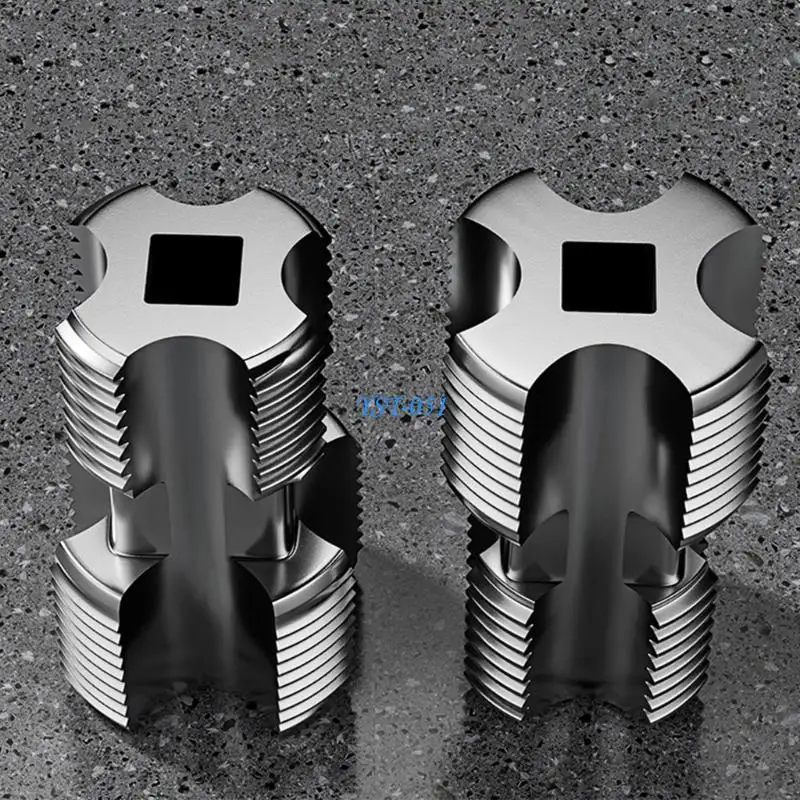 

E15A PVC Thread Maker Tool 1/2inch 3/4inch PVC Pipe Threading Dies Plumbing Tool