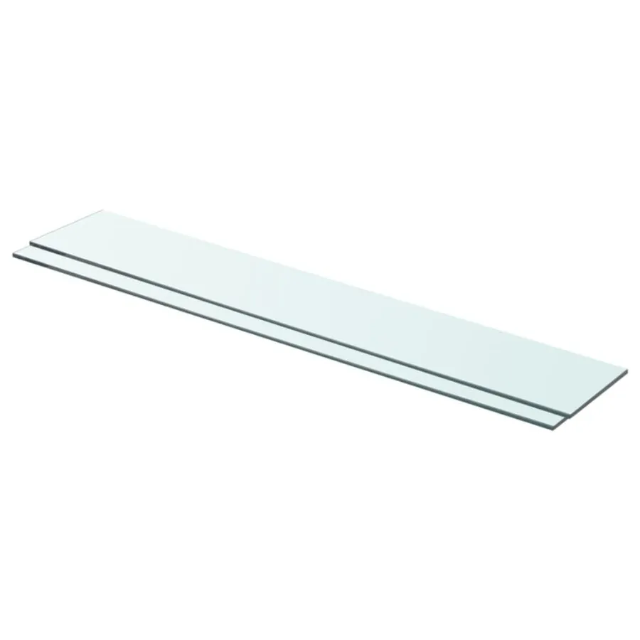 

Shelves 2 pcs Panel Glass Clear 31.5x4.7