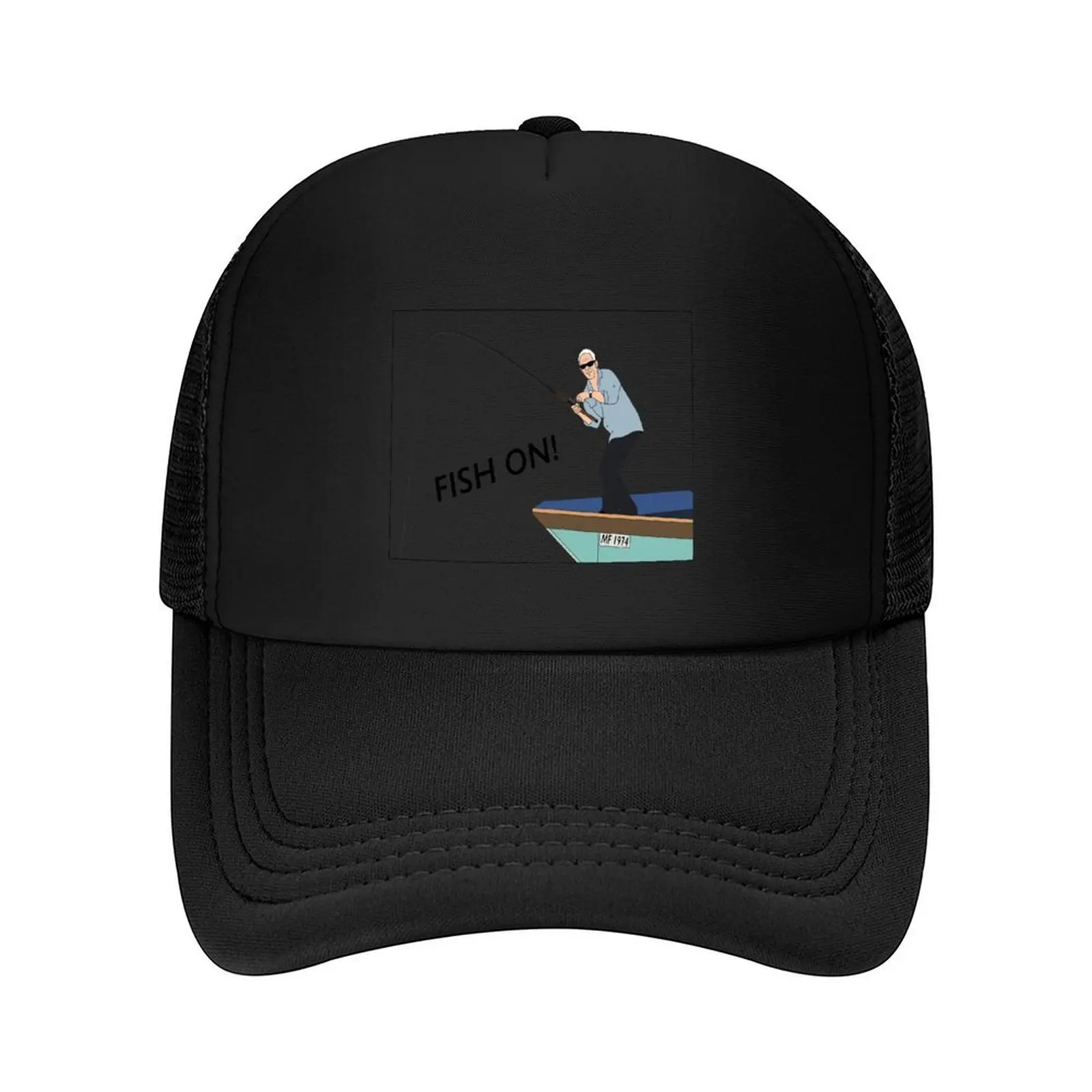 

Jeremy Wade - Fish On! Baseball Cap Luxury Hat sun caps New Hat hats for men For Girls Men's
