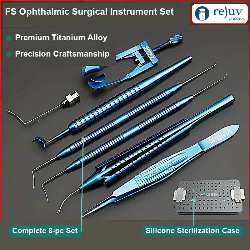 ICL Microsurgical Ophthalmic Instrument Implantable Collamer Lens Corneal Flap Lifter Tying Forceps Speculum Irrigation Cannula