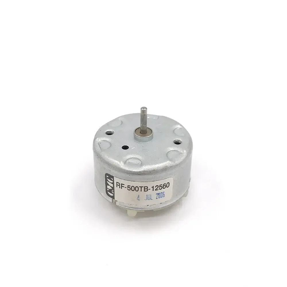 Micro RF-500TB-12560 Motor DC 5V-12V Micro Round 32mm VCD / CD Loader Motor