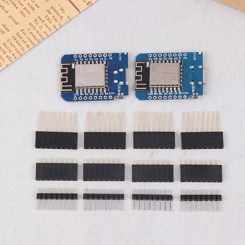 

D1 Mini TYPE-C/MICRO ESP8266 ESP-12F CH340G Mini WIFI Макетная плата 3,3 В с контактами