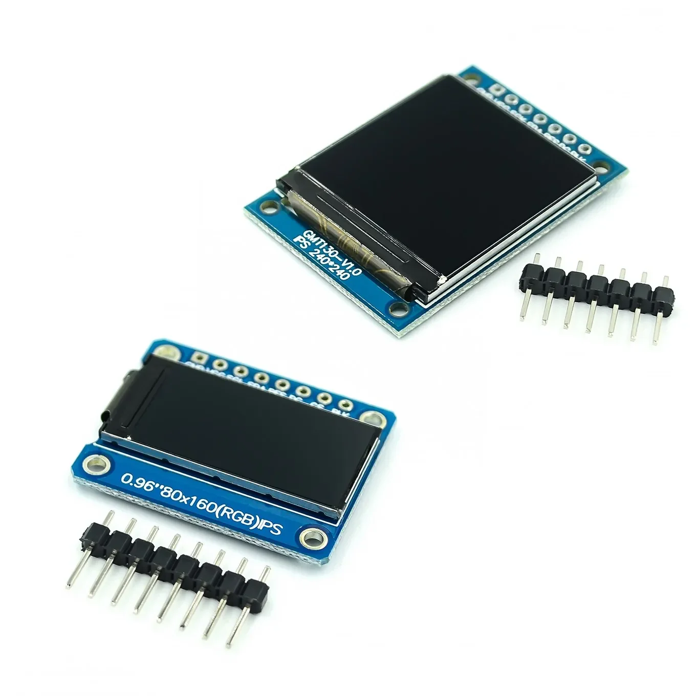 

TFT Display 0.96 / 1.3 inch IPS 7P SPI HD 65K Full Color LCD Module ST7735 Drive IC 80*160 (Not OLED) For Arduino