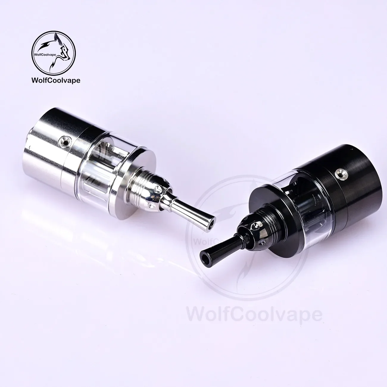 wolfcoolvape 510 MTL Drip Tip with 316SS Base for Flash e-Vapor V4.5S+ RTA RDTA RDA Rebuildable Vape Atomizers
