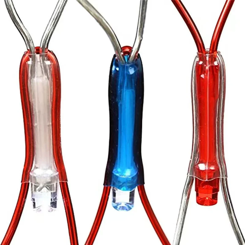 ABRO-American Flag Light With LED Light String, July 4Th Decorations, Independence Day National Holidays Flag Net Light