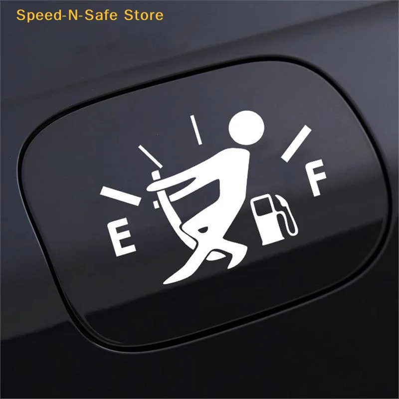 Fuel Tank Cap Sticker Personalized Tearable Waterproof Funny Reflective Decal for SUV Pickup Auto Exterior Decor