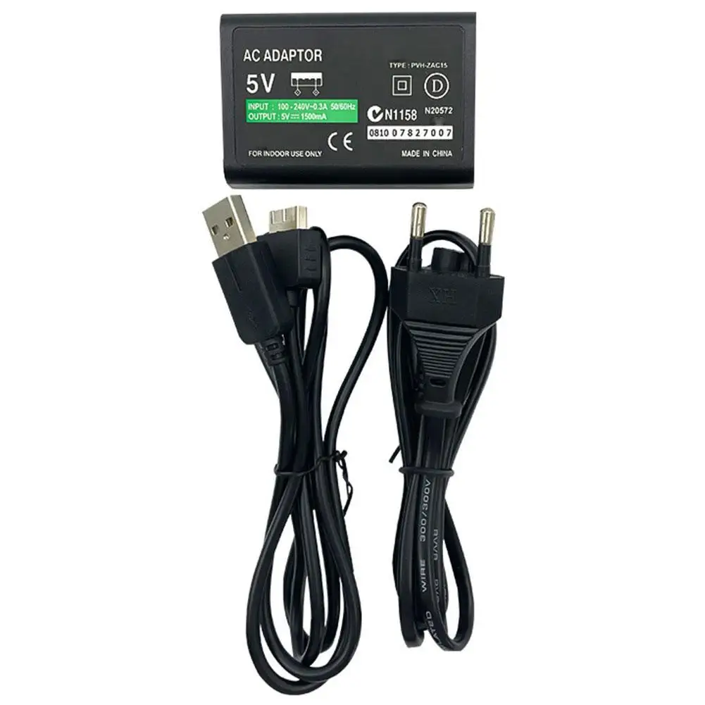 Charger Power Adapter for sony PSV Psvita 1000 Charging Cable 3pcs/Set Home Wall Charger Power Supply Cord EU US Plug