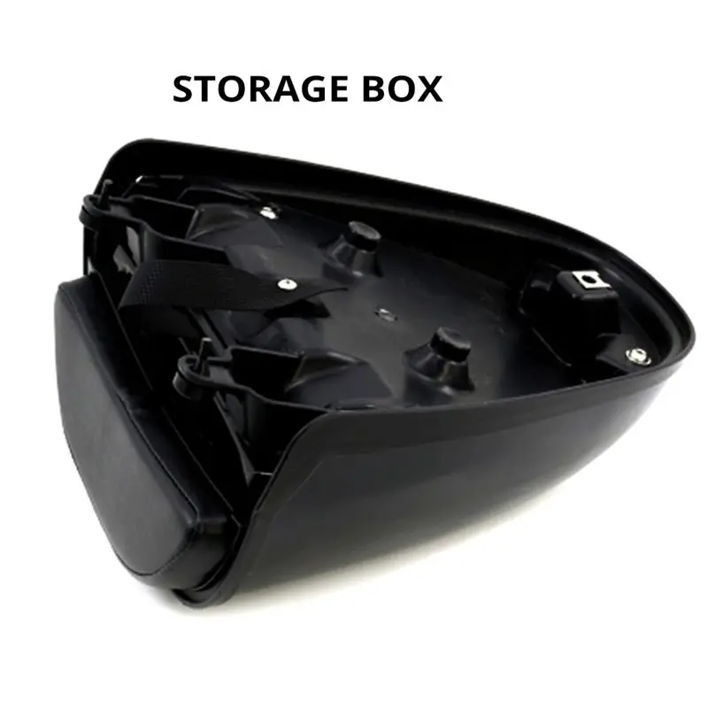 Leading-Edge-Tail Backrest Storage Box Motorcycle Tail Backrest Storage Box Motorcycle Storage Box For BMW RNINET Silvery