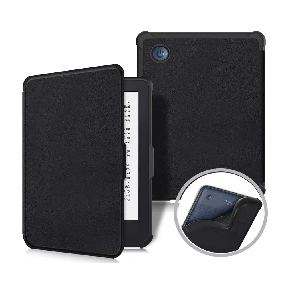 For 6 inch Kobo Clara BW / Clara Colou / Clara 2E (N365/N367/N506) 2024 E-Book Case / Auto Wake Sleep PU Leather Cover
