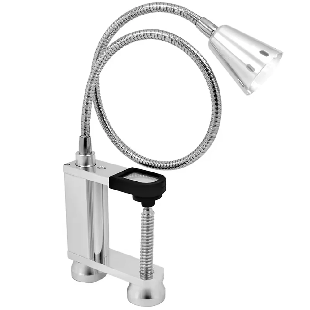 AWAH 明るい LED バーベキュー グリル ライト – 360 度フレキシブル グースネック、磁気ベースと調整可能なネジクランプ付き