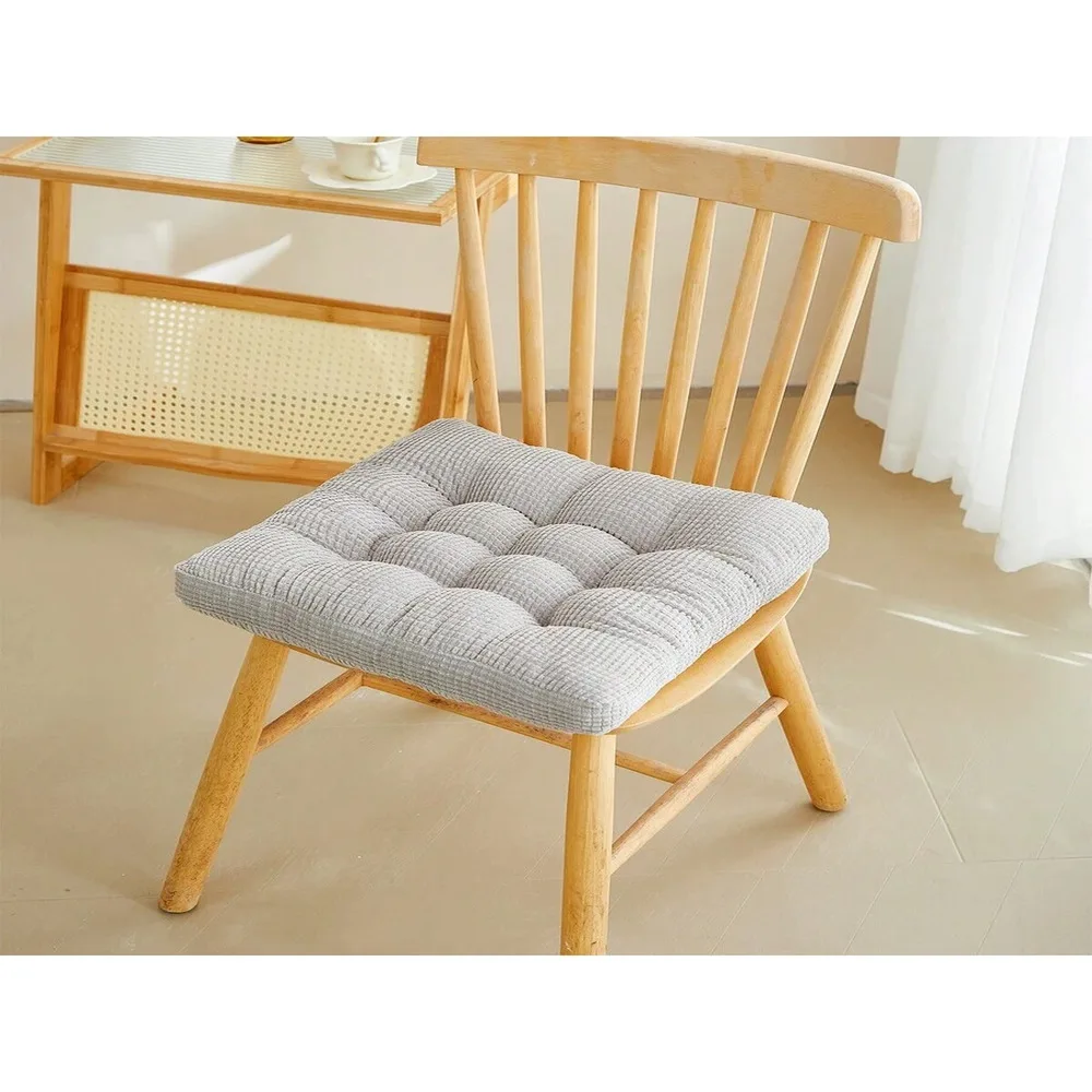 

Set Of 2 Dandelion Corduroy Tatami Cushion 1 Round 1 Square Soft Thick Breathable Seat Pad For Office Bedroom Dining