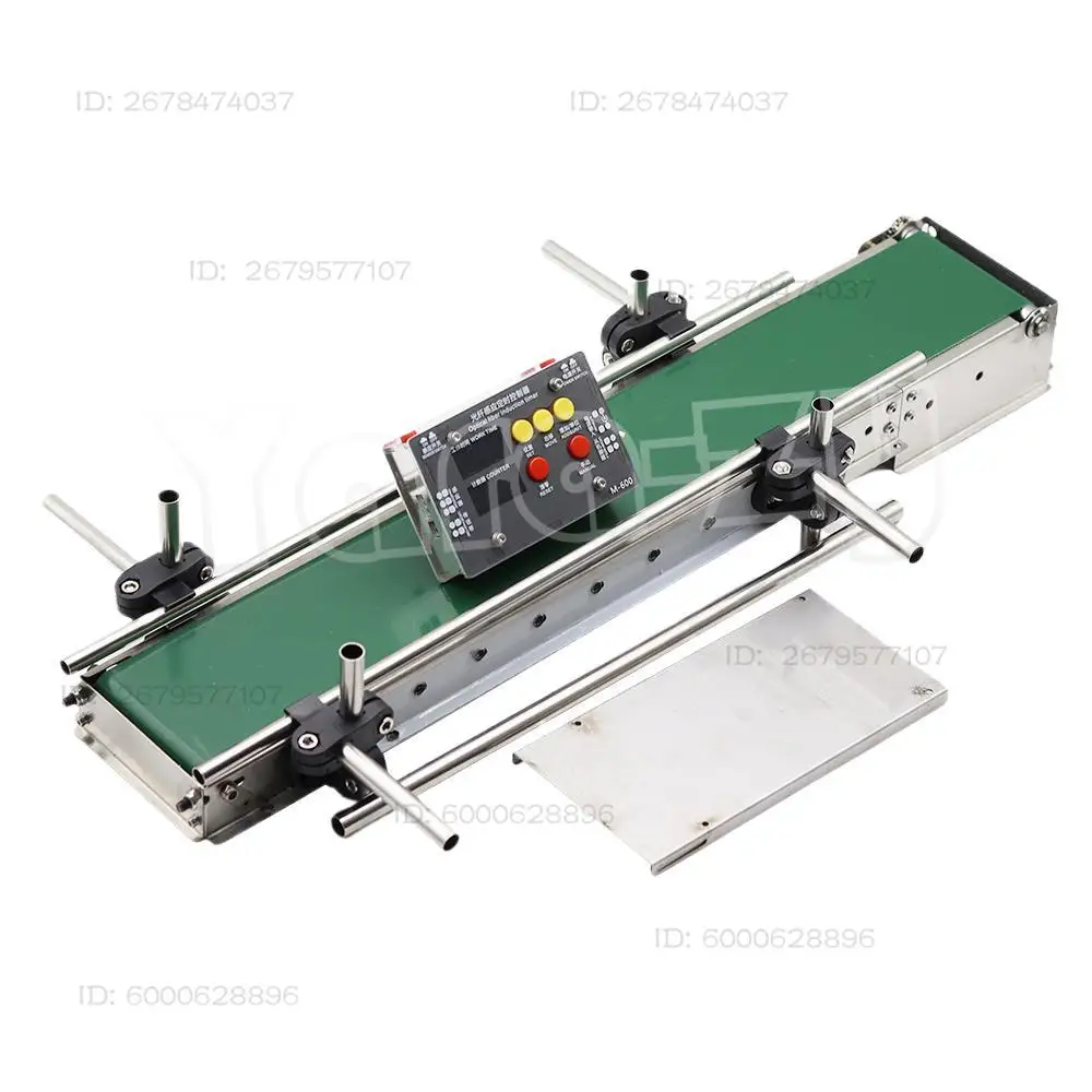 1200mm Automatic Waterproof Conveyor Belt Fiber Optic Sensor Small Digital Control Belt For Liquid Filling Machine