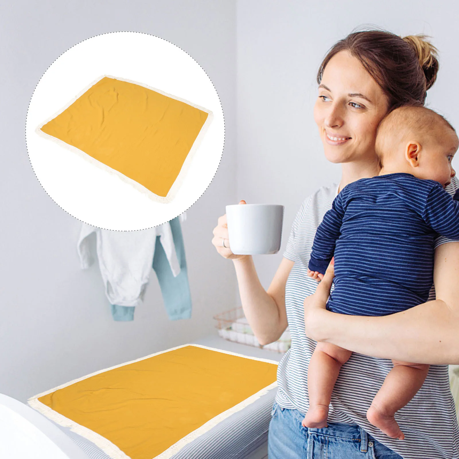 طفل شرابة الرضع بطانية قطن لينة تنفس الوليد قماط بطانية خفيفة الوزن لحاف الطفل مناسبة لحمام النوم