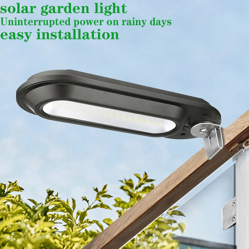 Solar Street Lights Outdoor Lamp, IP67 Waterproof Light with Anti Broken Remote Control Mounting Bracket, Dusk to Dawn Security