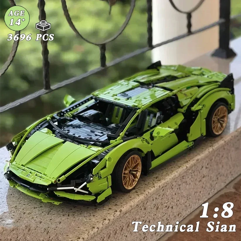 

3696pcs Building Blocks Compatible MOC 42115 Bricks Model Project for Adults Sports Car Toys for Boys Gifts