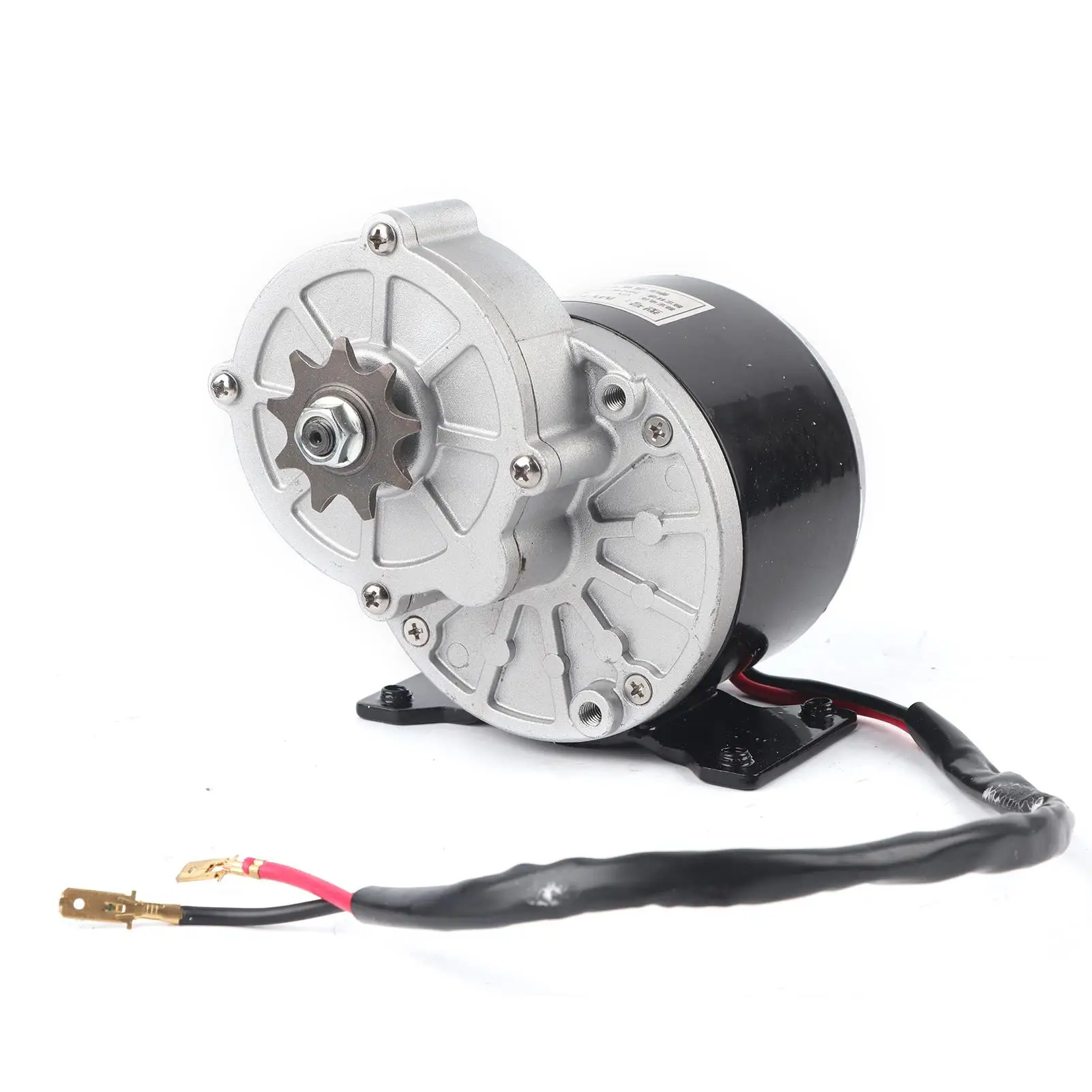 250W 12V Electric Bike Motor with 9 Tooth Sprocket - Brushed DC Reductor for e -Bike