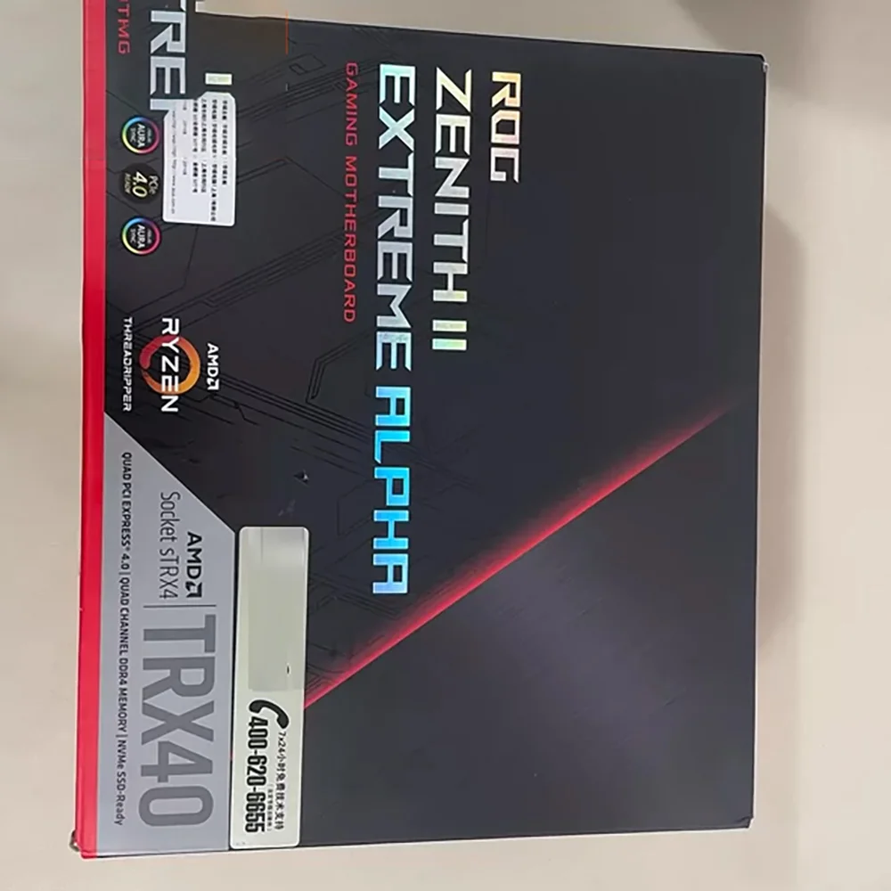 For AS-US ROG ZENITH II EXTREME ALPHA Z2EA Desktop Motherboard E-ATX RGB DDR4 Support X3960 X3990