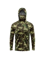 Sudadera con capucha de pesca para hombre, camisas con máscara, protección UV, ropa de pesca, camisetas deportivas de manga larga para senderismo