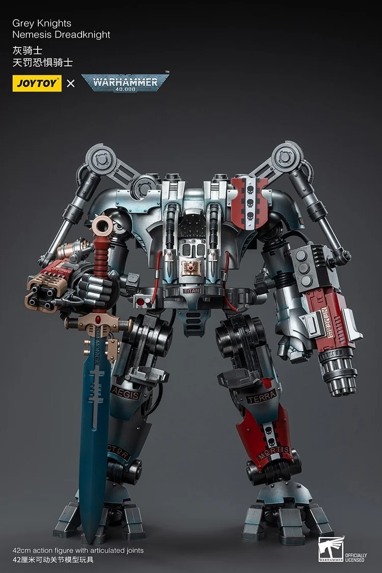

JOYTOY Warhammer 40K Grey Knights Nemesis Dreadknight Action Figures Original Doll Collection Decoration Gift Model