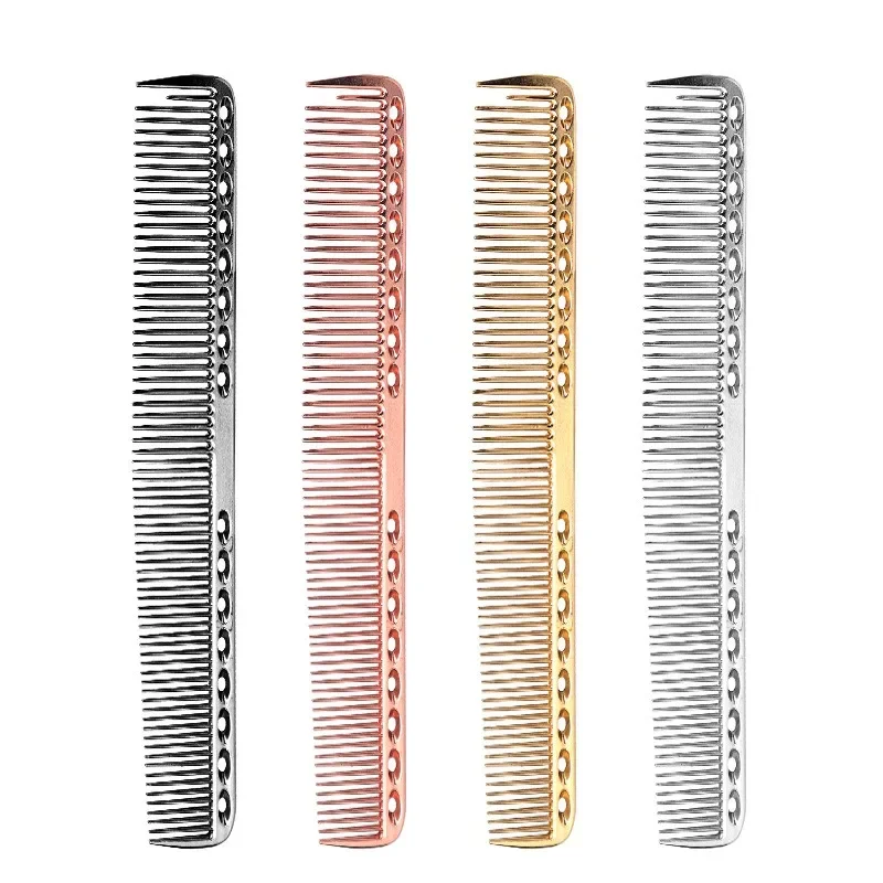 Professional Haircutting Comb Hollow Out Styling 2 in 1 Teeth Comb Hairdresser Salon Flat Hair Bush Cut Flat Hair Style Comb